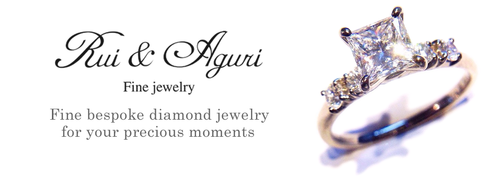Princess cut diamond engagemanet ring Rui & Aguri Fine Jewelry