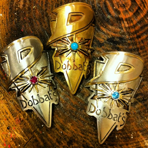 Dobbat's bicycle head badge emblem by Rui & Aguri Fine Jewelry
