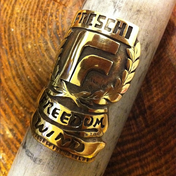 Freschi bicycle head badge emblem by Rui & Aguri Fine Jewelry