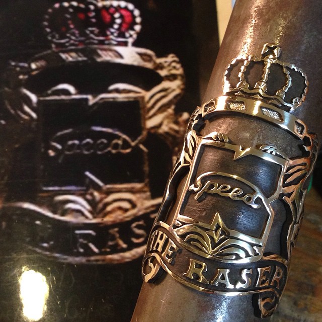 Kingspeed bicycle head badge emblem by Rui & Aguri Fine Jewelry