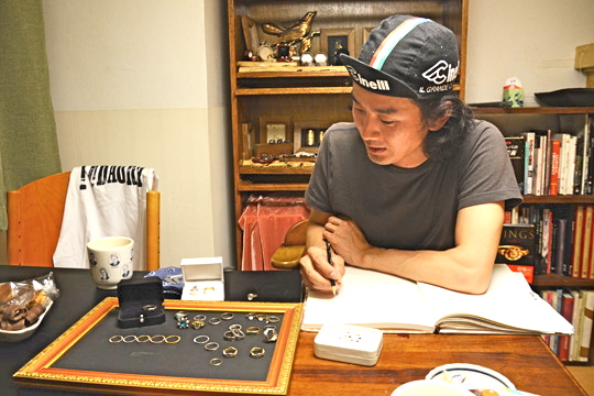 ご結婚指輪、デザイン打合せ風景 Rui & Aguri Fine Jewelry