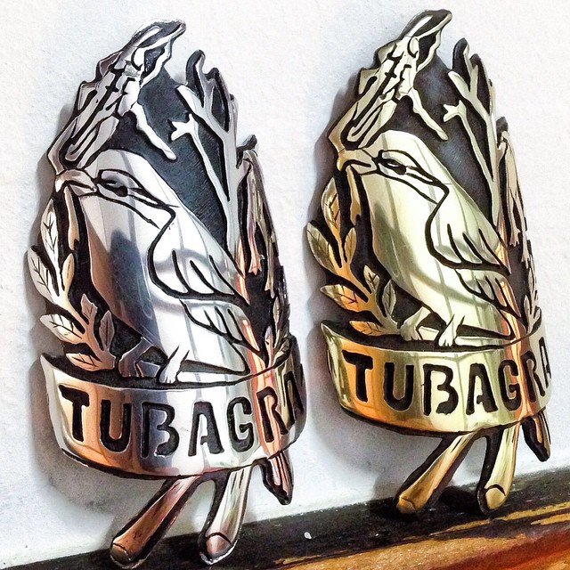 bicycle head badge emblem by Rui & Aguri Fine Jewelry