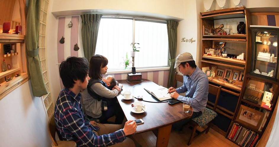 打合せ風景ルイ&アグリファインジュエリー