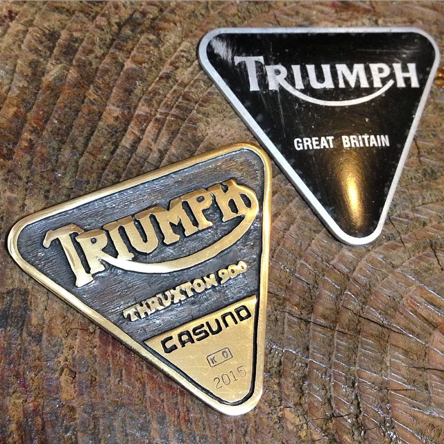 bicycle head badge emblem by Rui & Aguri Fine Jewelry